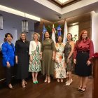 Directivas de la FEM junto a la embajadora de Francia en el país