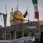 Edificio destruido por los bombardeos de Israel y EEUU en   Zanjan, Irán.  AP