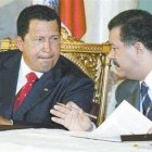 Presidentes Chávez y Fernández suscriben <BR>acuerdo de cooperación energética
