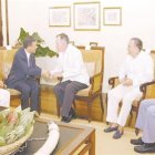Presidente se reúne con Bush padre