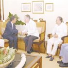 Presidente se reúne con Bush padre