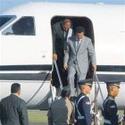 El Presidente llegó ayer<BR>y repartirá canastas hoy