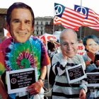 Bush llega a Italia en su gira por países Europa