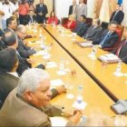 <P>Gobierno y Fedomu tratan temas cabildos</P>