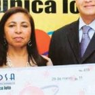 Mujer gana 12 millones en la Loto leídas