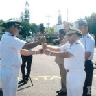 Lajara Solá recibe la antorcha de los Juegos Militares