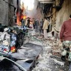 Doble atentado deja más de <BR>50 muertos en suburbio Siria