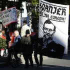 Protesta en Madrid por austeridad. Foto AFP GERARD JULIEN