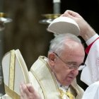 Papa Francisco, en la Basilica del Vaticano. Foto AP