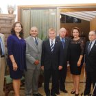 País/En la Foto John Aybar , Abelardo Arévalos , Sonia Villanueva de Brouwer ,Wilhelm Brouwer y Beatriz Arenas ,El Consejo Empresarial para la Prevencion del Crimen CONEPREC Ofrese Cocktail de despedida de Funcionarios Embajada USA ,Recidensia Familia Brouwer Villanueva.Hoy/ Fotos Josué Grullón 23-04-2014.