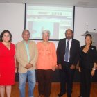 Foto 1 – Luisa de Peña, Jimmy Sierra, Rosa Arvelo, Héctor Tineo y Magda Fernández.