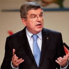 El presidente
del Comité Olímpico
Internacional (COI),
Thomas Bach