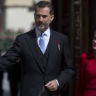 El rey Felipe VI y su esposa, la reina Letizia. AFP PHOTO / PIERRE-PHILIPPE MARCOU.