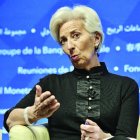 La directora gerente del Fondo Monetario Internacional (FMI), Christine Lagarde. Archivo. 