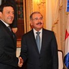 Danilo Medina y Víctor Suárez