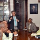 El Pais. Asamblea en el Colegio Medico Dominicano, Encabezada por su Presiedente Waldo Ariel Suero. Hoy, Eddy Gomez. 18-2-16