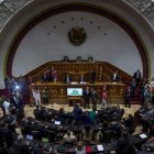 Vista general durante una sesión en la Asamblea Nacional de Venezuela en Caracas (Venezuela). EFE/Archivo