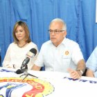 Elías Rodríguez Brache, miembro del comité de vigilancia de la Fundación Activo 20-30; Providencia Fernández de Suberví, directora ejecutiva; Fermín Pérez, presidente y Alfredo Cross, miembro del comité de vigilancia.
