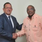 Ángel Estévez y Carmel Beliard/Foto: PresidenciaRD