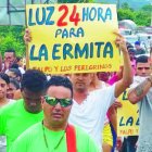 La protesta fue organizada por el grupo popular Los Peregrinos y respaldada por el Falpo.