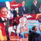 Imagenes de los integrantes  de la  organización  secreta La Trinitaria.