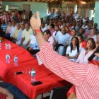 Ito Bisonó durante el encuentro con los delegados/Foto: Fuente externa.