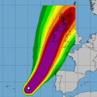 Trayectoria de Ophelia. Foto: Centro Nacional de Huracanes.