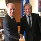 Luis Almagro y el ex alcalde venezolano Antonio Ledezma/Foto: Fuente externa.