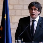 Presidente catalán destituido, Carles Puigdemont/AP