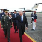 Presidente Medina a su llegada al país/@PresidenciaRD