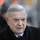 José María Marin, llega a un tribunal federal donde encara juicio por corrupción el miércoles, 13 de diciembre de 2017, en Nueva York. (AP Foto/Seth Wenig).