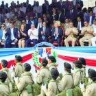En el desfile participaron batallones de todas las Fuerza Armadas.