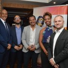 Foto Principal- Desde la izquierda Fernando Jeréz, Ernesto Sandoval, Luis  Morillo_ Yennys Sánchez, directora  Comercial CEO Consultoría y Joerg Aldinger, gerente general.