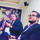 Almuerzo del Grupo de Comunicaciones Corripio, con representantes de la Confederación Nacional de Productores Agropecuarios (CONFENAGRO) señor Eric Rivero presidente, señor Hecmilio Galván vice-presidente Ejecutivo, señor Isidro de la Rosa tesorero, señor Antonio Taveras presidente Ejecutivo de la Asociación Nacional de Empresas e Industria de Herrera (ANEIH) y la señora Greicy Romero directora de la Asociación Nacional de Empresas e Industria de Herrera (ANEIH). 15/08/2018, Foto Pedro Sosa