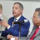 El pais.Almuerzo del Grupo de Comunicaciones Corripio, con el señor Donald Guerrero Ortiz Ministro de Hacienda.Hoy/Pablo Matos         3-10-2018