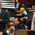 Diputados-PLD-Lucia-Medina-y-Henry-Merán-discuten