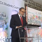MODESTO GUZMAN DURANTE SU CONFERENCIA SOBRE LA OBRA DE GOBIERNO DE DANILO MEDINA