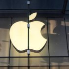 FILE - In this June 15, 2019, file photo customers leave an Apple store on the 3rd Street Promenade in Santa Monica, Calif. Apple Inc. reports financial results on Tuesday, July 30. (AP Photo/Richard Vogel, File)