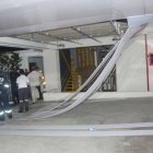 Explosion en sector Evaristo Morales.  HOY / Ariel Gómez