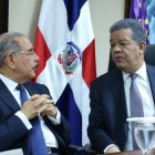 Leonel Fernández y Danilo Medina.  Archivo.