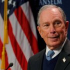 FILE PHOTO: Former New York City Mayor and possible 2020 Democratic presidential candidate Michael Bloomberg speaks at the Institute of Politics at Saint Anselm College in Manchester, New Hampshire, U.S., January 29, 2019.   REUTERS/Brian Snyder/File Photo