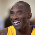 Kobe Bryant durante una jornada de puertas abiertas para los medios de comunicación del equipo Los Angeles Lakers/EFE