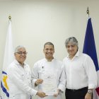 Bernardo O. Almonte, Elvis Hidalgo y Danilo Diazgranados