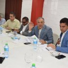 Ministro Peralta e integrantes del CO