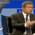 Leonel Fernández durante la presentación en Las Propuestas de los Candidatos, organizado por el Grupo de Cominicación Corripio. 