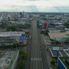 Así se ve el Distrito Nacional durante la cuarentena. 