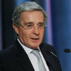 El expresidente de Colombia Álvaro Uribe.AP