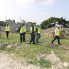 Construcción de helipuerto en Barahona 