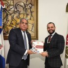 Alberto Perdomo tesorero nacional y Rayner Castillo
