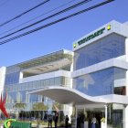 Edificio de la COOPNAMA en el municipio Santo Domingo Este.
